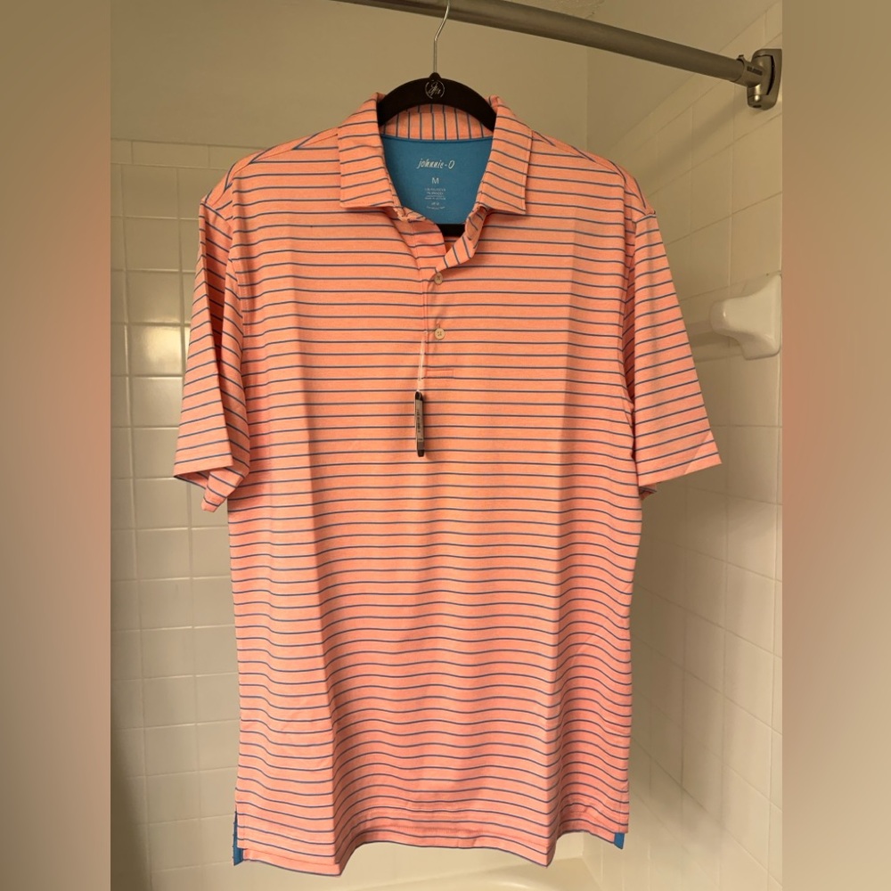 johnnie-O Newton Polo in Tango